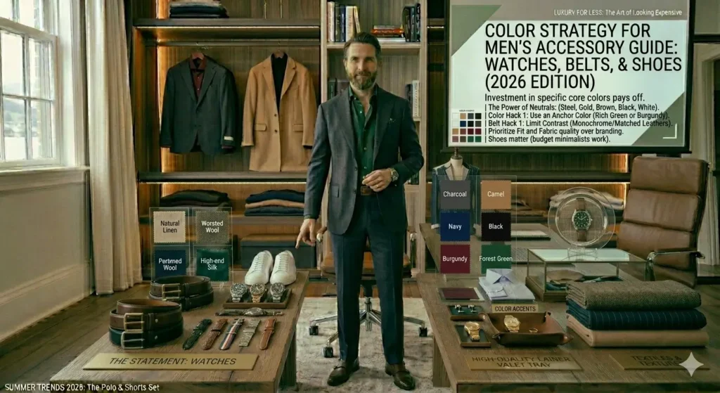 Color Strategy for Men's Accessory Guide