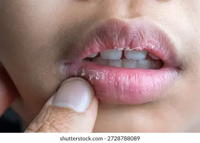 Alt text Dry lips