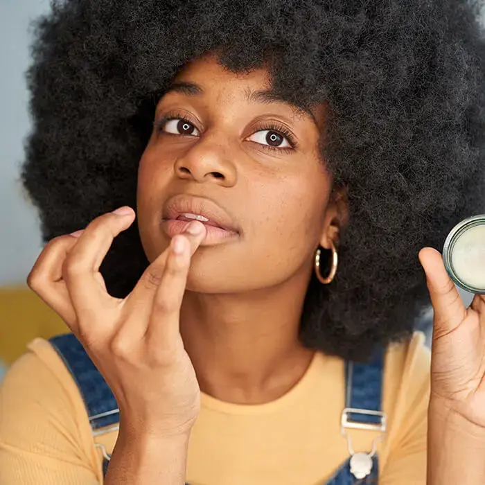 Alt text dry lips